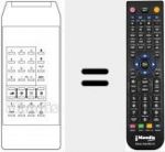 T&eacute;l&eacute;commande pour remplacer TP 875 F
