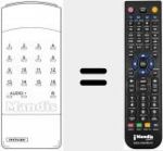 T&eacute;l&eacute;commande pour remplacer TT 24