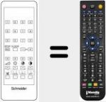 T&eacute;l&eacute;commande pour remplacer TV 5 MONO