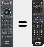 Télécommande pour remplacer SE-R0288 (P000494640)