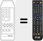 T&eacute;l&eacute;commande pour remplacer UKV 110