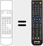 T&eacute;l&eacute;commande pour remplacer UKV 850