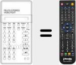 T&eacute;l&eacute;commande pour remplacer UNIVERSUM 9589672