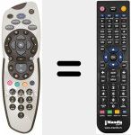 T&eacute;l&eacute;commande pour remplacer URC 1655-00R00