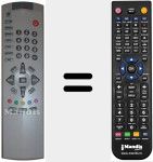 T&eacute;l&eacute;commande pour remplacer UY2187F4904A