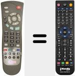 Télécommande pour remplacer VB