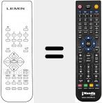 T&eacute;l&eacute;commande pour remplacer VOLKSBOX