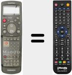 T&eacute;l&eacute;commande pour remplacer VR F4B