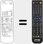 T&eacute;l&eacute;commande pour remplacer VR 411 L