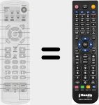 T&eacute;l&eacute;commande pour remplacer TTH-32 L