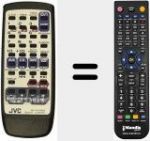 T&eacute;l&eacute;commande pour remplacer RM-RXVB 90 E (QAL0066003)