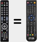 Télécommande pour remplacer MKJ61841702