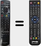 T&eacute;l&eacute;commande pour remplacer N2QAYB000116