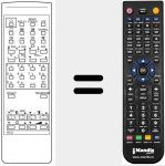 T&eacute;l&eacute;commande pour remplacer RC-Q