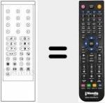 Télécommande pour remplacer RC 1000