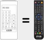 T&eacute;l&eacute;commande pour remplacer RC 300
