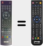 Télécommande pour remplacer RCH-0001 P