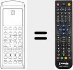 T&eacute;l&eacute;commande pour remplacer RC 43
