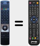 T&eacute;l&eacute;commande pour remplacer RC5116