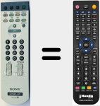 T&eacute;l&eacute;commande pour remplacer RM 334 (147911111)