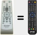 Télécommande pour remplacer RRMCGA837WJSA