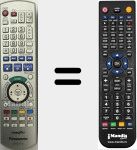 T&eacute;l&eacute;commande pour remplacer EUR7659YG0