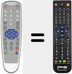 T&eacute;l&eacute;commande pour remplacer RC 1227