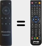 T&eacute;l&eacute;commande pour remplacer Vega S95