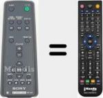 Télécommande pour remplacer RM-C05E (148065221)