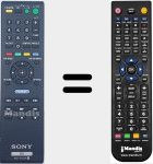 T&eacute;l&eacute;commande pour remplacer RMT-B104P (148721911)