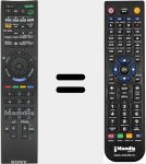 Télécommande pour remplacer RM-GD 010 (148771613)