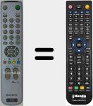 Télécommande pour remplacer RM-889 (147617611)