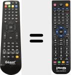 T&eacute;l&eacute;commande pour remplacer GN-4040