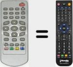 T&eacute;l&eacute;commande pour remplacer REMCON586