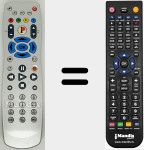 T&eacute;l&eacute;commande pour remplacer RC1144201/00