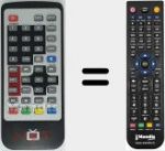 T&eacute;l&eacute;commande pour remplacer NOT001