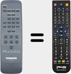 Télécommande pour remplacer RC5003N (20578180)