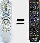 Télécommande pour remplacer RC1904200201 (312814713341)
