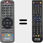 Télécommande pour remplacer HTR-D09B (504Q4605101)