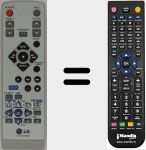 Télécommande pour remplacer 6710CMAM02B