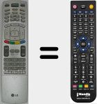 Télécommande pour remplacer 6710T00017N