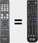 T&eacute;l&eacute;commande pour remplacer RC-1255 (919307102570S)