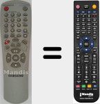Télécommande pour remplacer 00016H (AC5900016H)