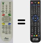 Télécommande pour remplacer MI-6710V00124E