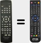 Télécommande pour remplacer AXD7529