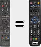 T&eacute;l&eacute;commande pour remplacer BN59-00582A