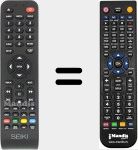 Télécommande pour remplacer BR01