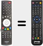 Télécommande pour remplacer CT-865 (V30042194)