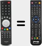 T&eacute;l&eacute;commande pour remplacer CT-865 (75001967)