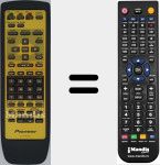 Télécommande pour remplacer CU-XR062